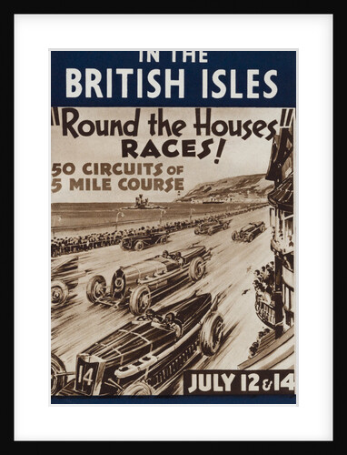 Round the Houses Races at Douglas Isle of Man July 1933 by Anonymous